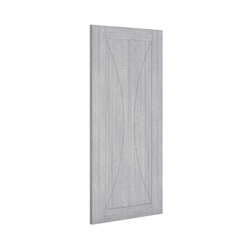Sorrento Prefinished Light Grey Ash Fire Door
