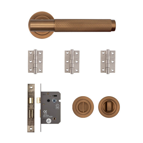 Sparta Bathroom Kit Dark Rose Gold