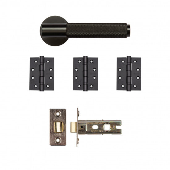 Sparta Latch Kit Matt Black Finish