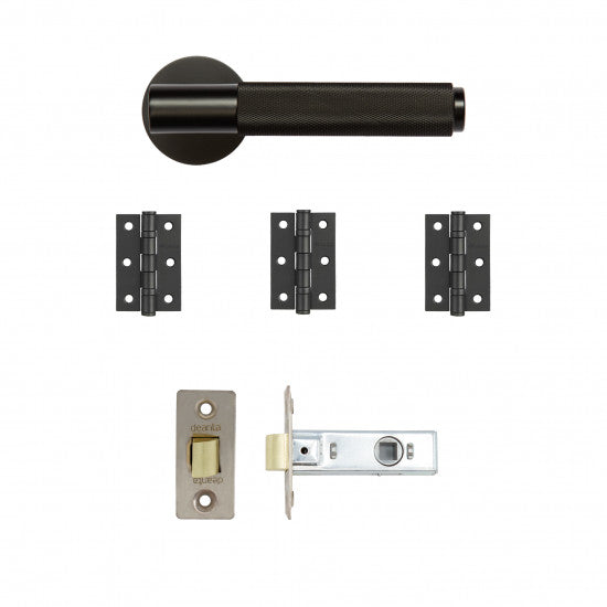 Sparta Latch Kit Matt Black Finish