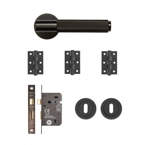 Sparta Mortice Kit Matt Black Finish