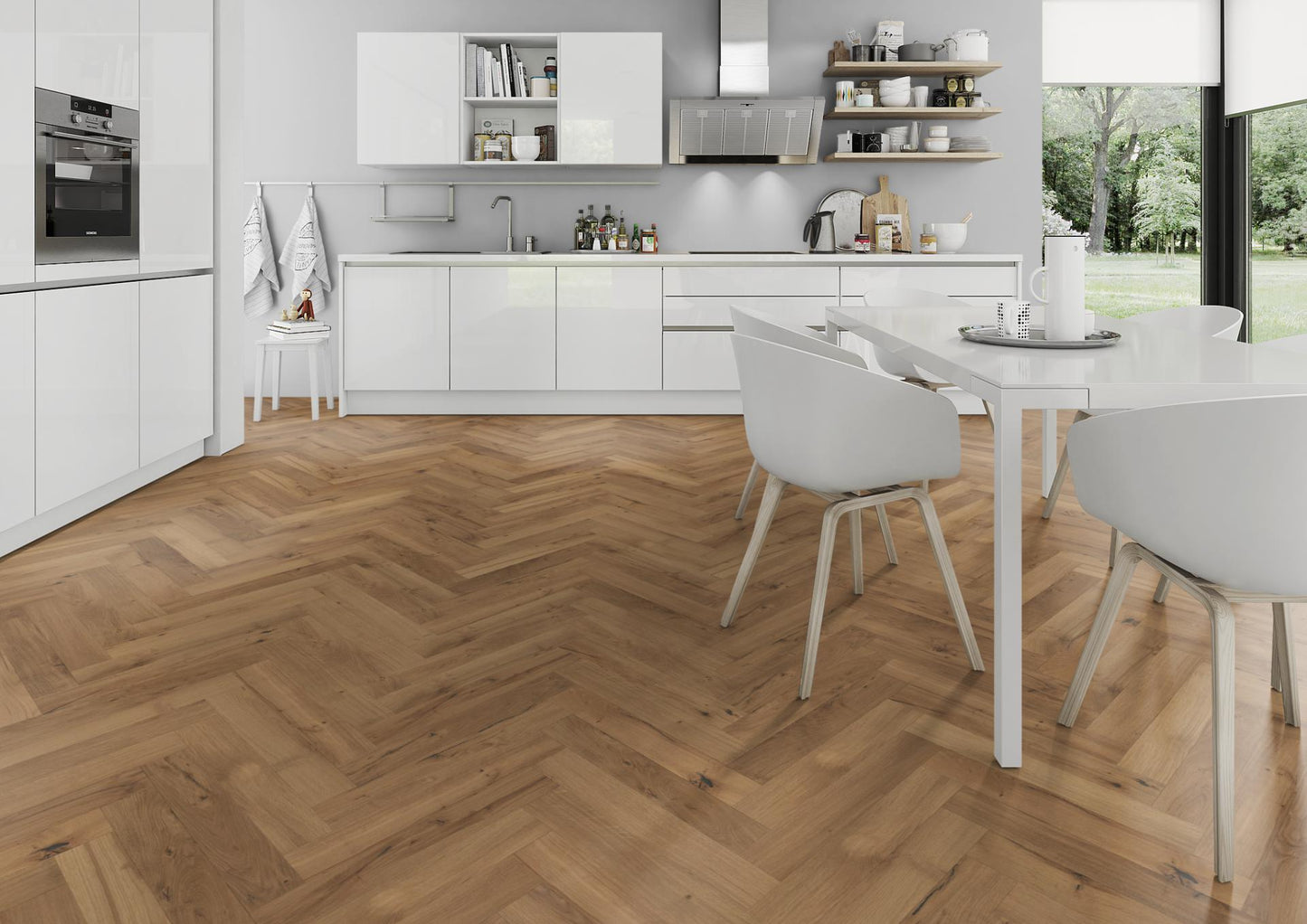 Sienna Sparta Oak Herringbone