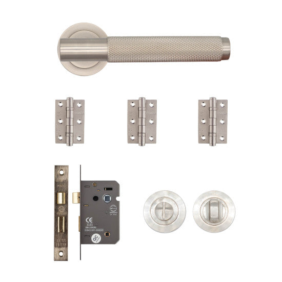 Sparta Bathroom Kit Satin Nickel