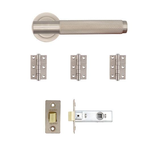 Sparta Latch Kit Satin Nickel