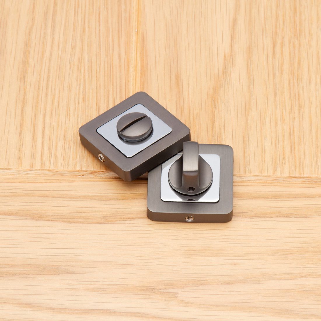 Square Thumb-Turn Locks Matt Satin Black