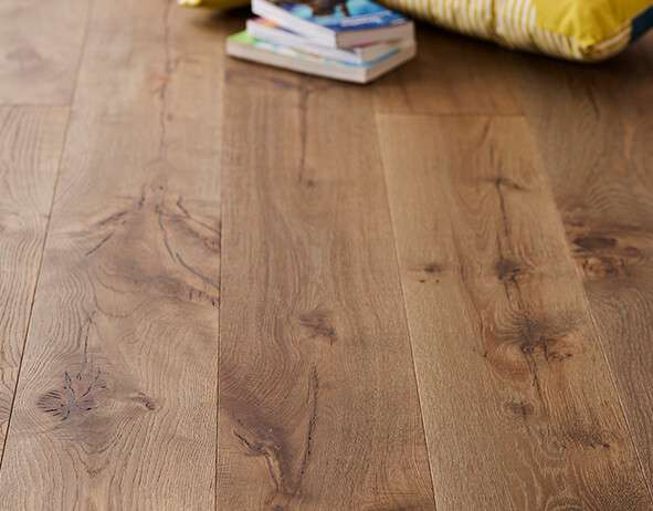 MARIANNA220 Smoked/Dark Shadow Grey Reactive stain/Brushed/Sunken filler