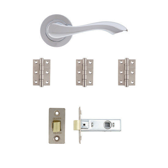 Veritas Latch Kit Polished Chrome Finish