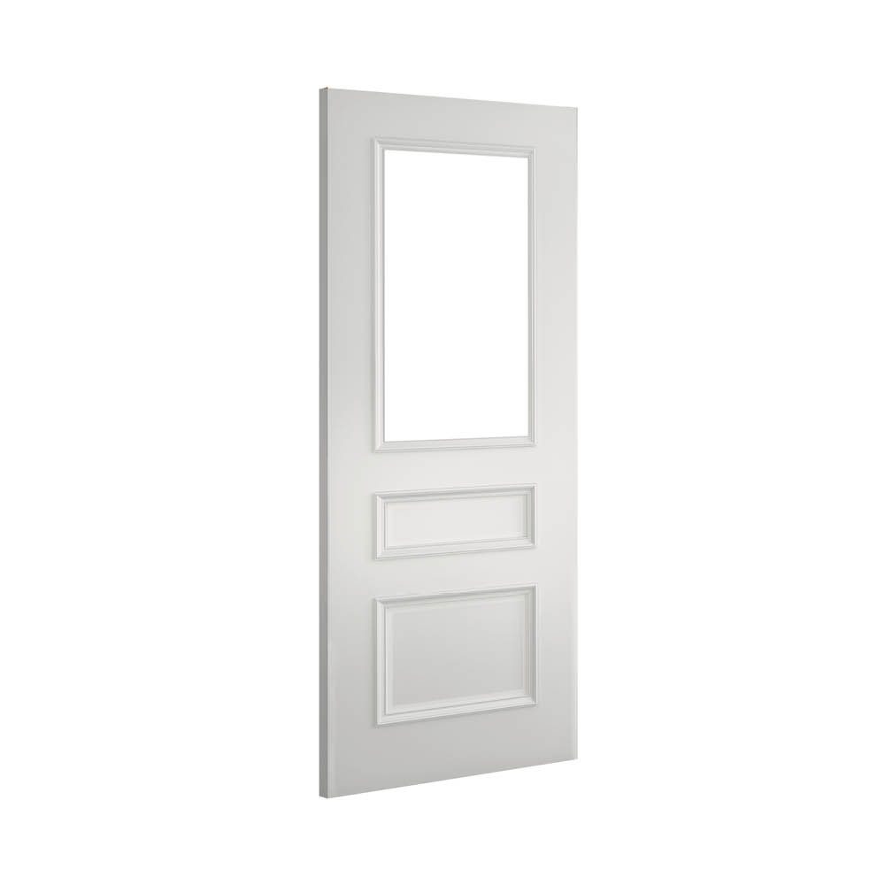 Windsor White Primed Glazed Interior Door