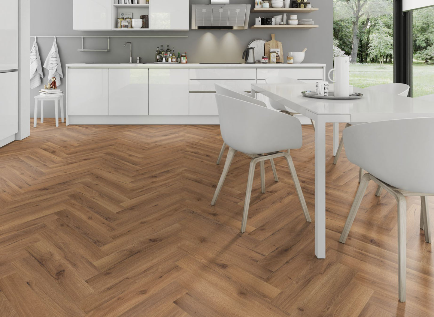 Lignum Fusion Premium Oak Robust Fumed Herringbone