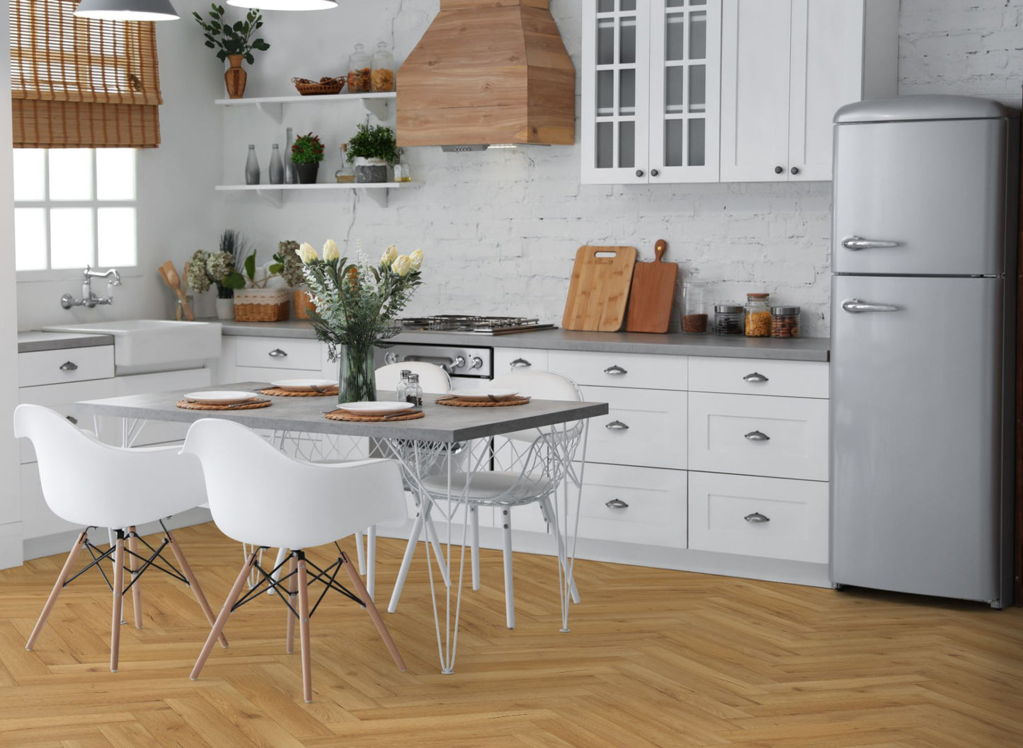 Lignum Fusion Premium Oak Robust Natural Herringbone