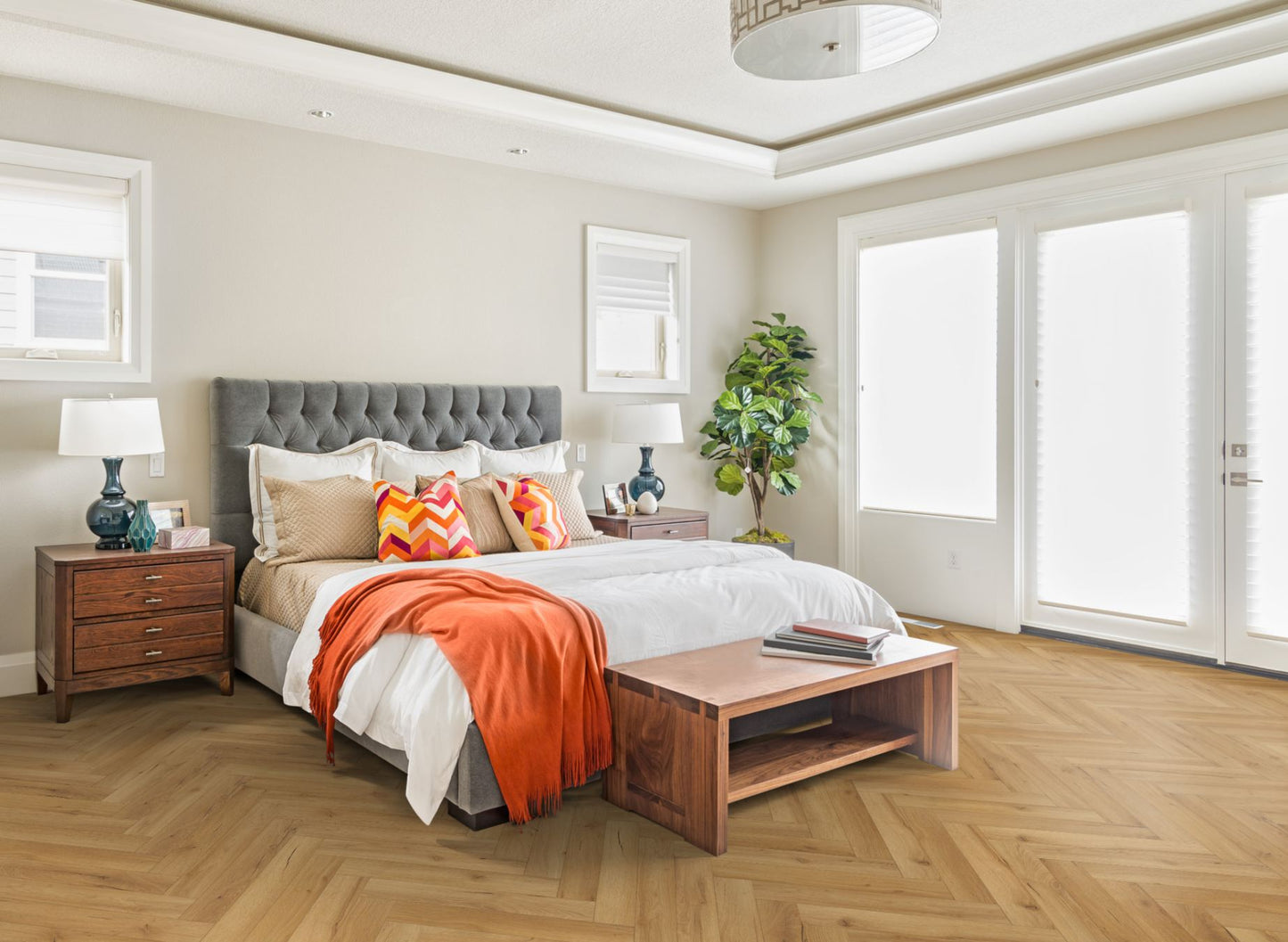 Lignum Fusion Premium Oak Robust Natural Herringbone