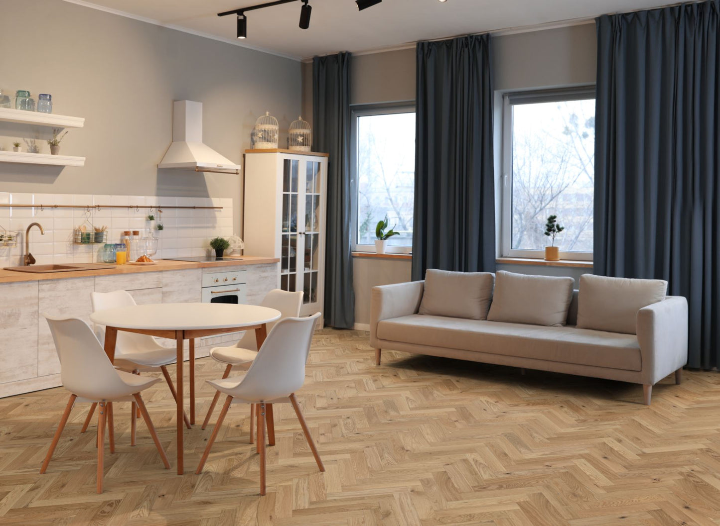 Lignum Strata Herringbone Oak Natural