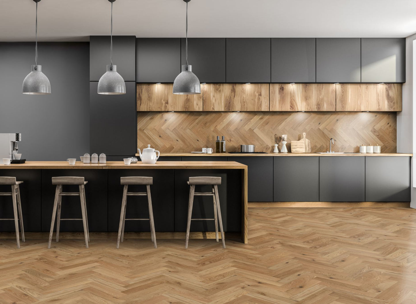 Lignum Strata Herringbone Oak Natural