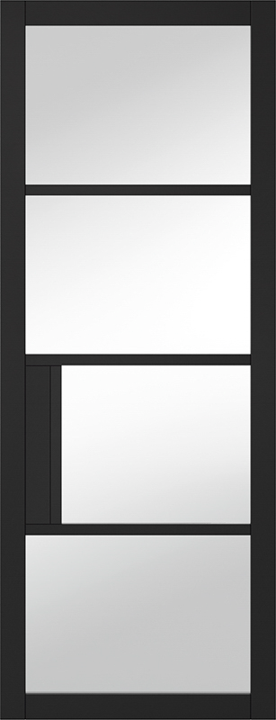 Black Chelsea 4L Clear Glazed