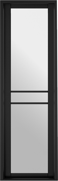 Greenwich Black Side Panel 3 Light