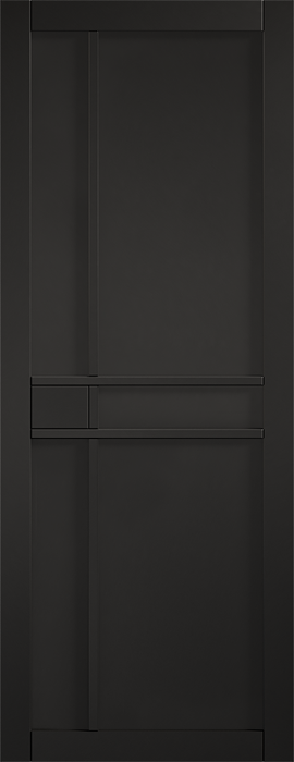 Greenwich 4' Black Room Divider