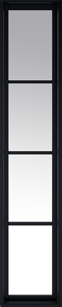 Soho Black Demi Panel