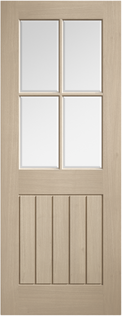 Blonde Oak Prefinished Mexicano 4 Light Glazed
