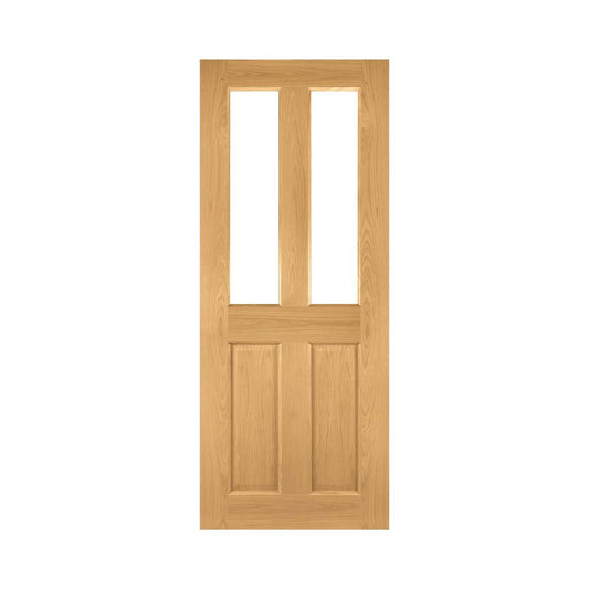 Bury Prefinished Oak Glazed Interior Fire Door