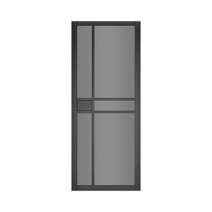 Dalston Prefinished Black Tinted Glazed Interior Door
