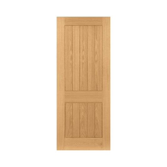 Ely Prefinished Oak 2 Panel Interior Fire Door