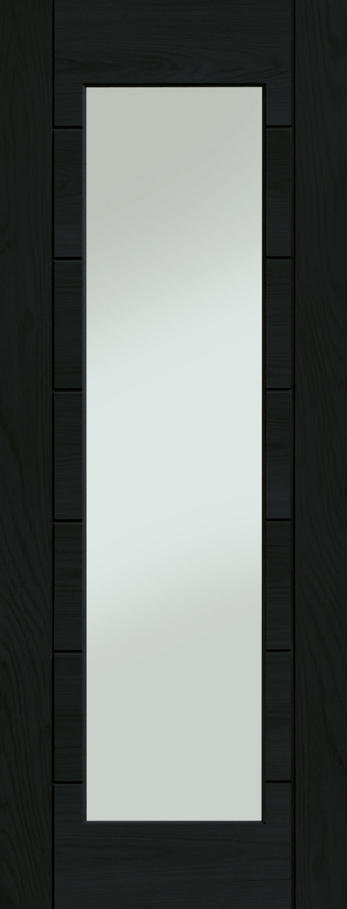 Palermo Essential 1 Light Internal Oak Door with Clear Glass Stained in Americano