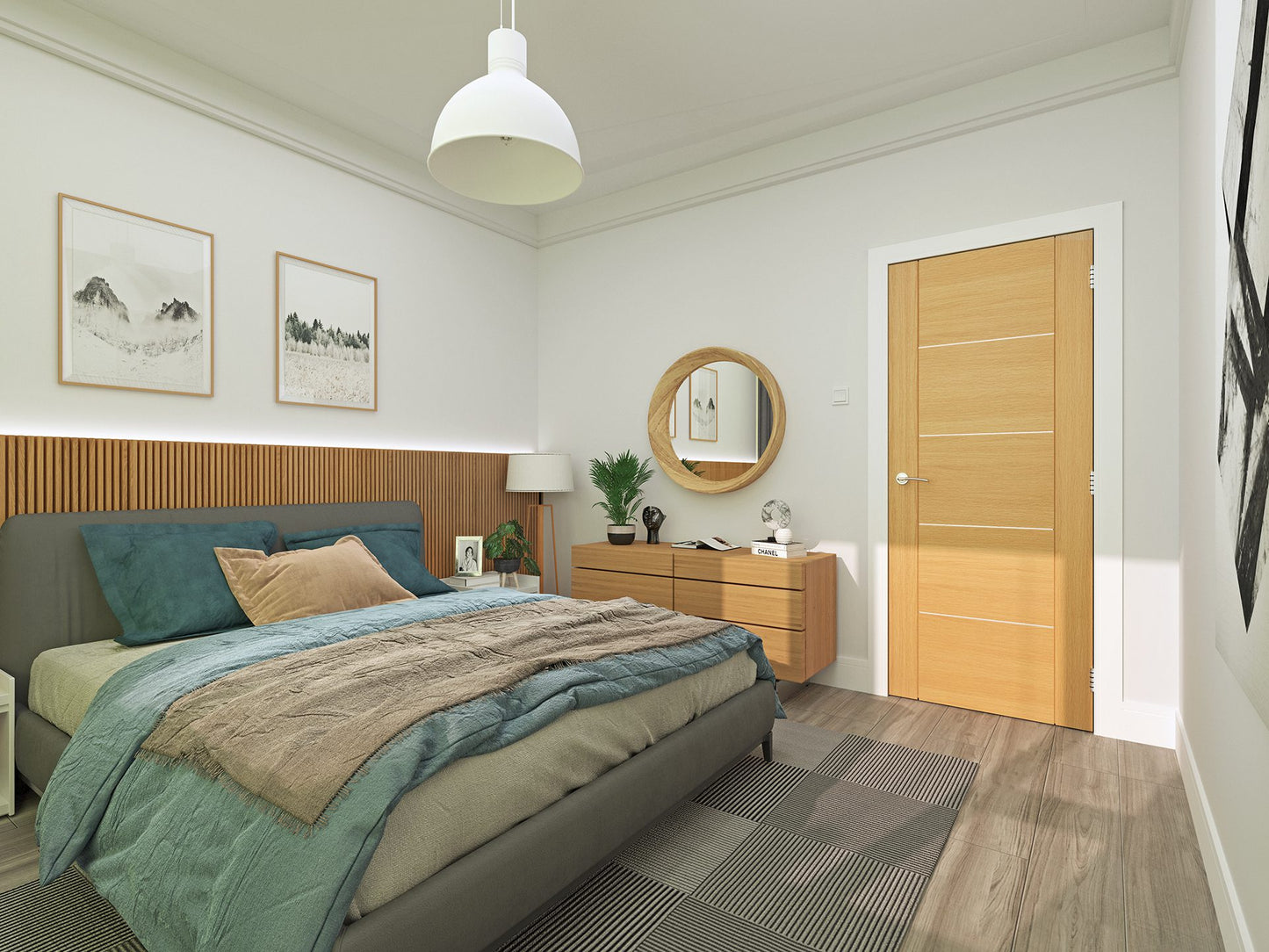 Valencia Prefinished Oak Interior Door
