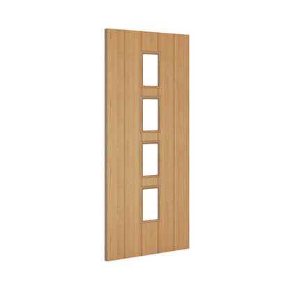 Galway Unfinished Oak Glazed Interior Door