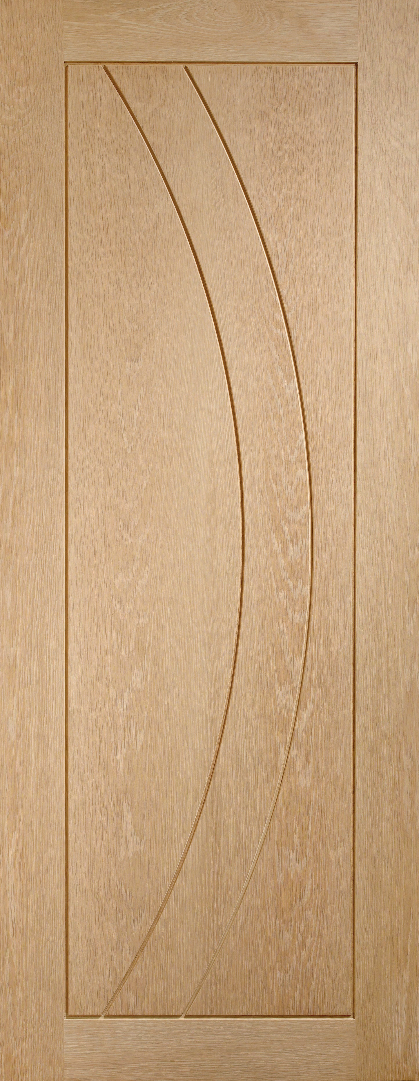 Internal Oak Salerno Fire Door Stained in Clear Lacquer