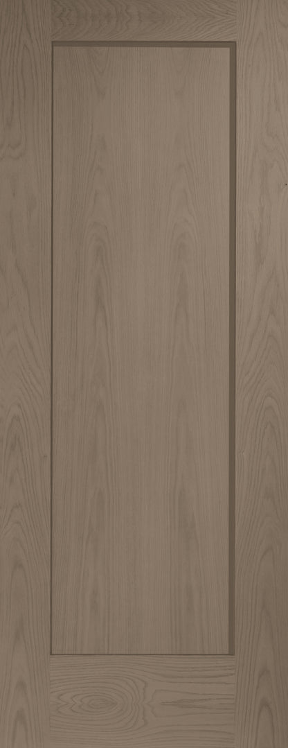 Internal Oak Pattern 10 Fire Door Stained in Cappuccino