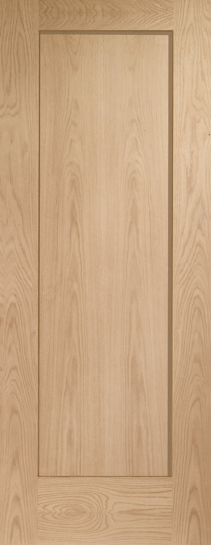Internal Oak Pattern 10 Fire Door Stained in Clear Lacquer