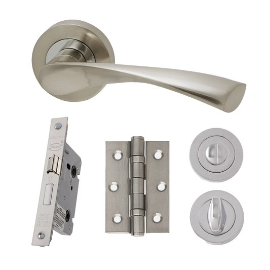 Ironmongery Solar Chrome TonePrivacy Handle Hardware Pack.png