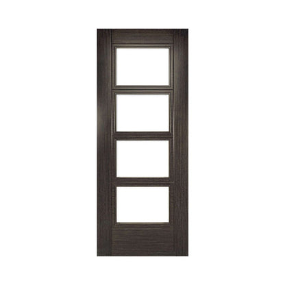 Montreal Prefinished Dark Grey Ash Glazed Interior Door