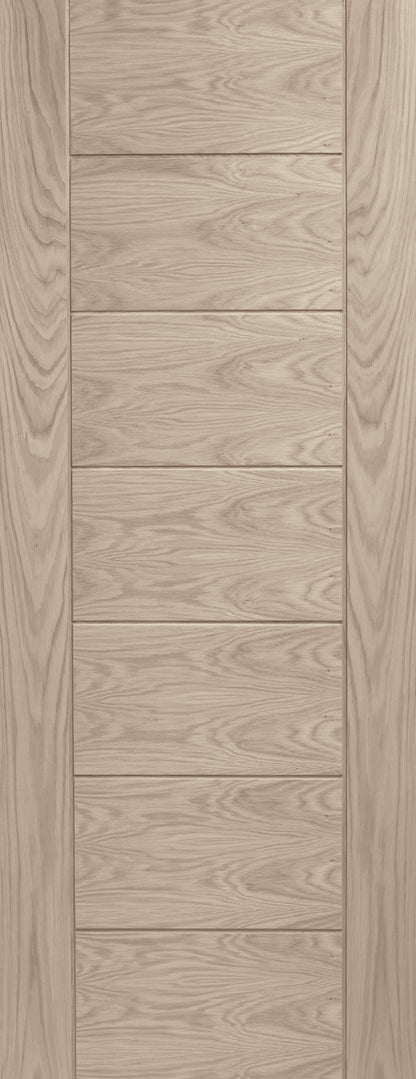 Palermo Original Internal Oak 60 Minute Fire Door Stained in Crema