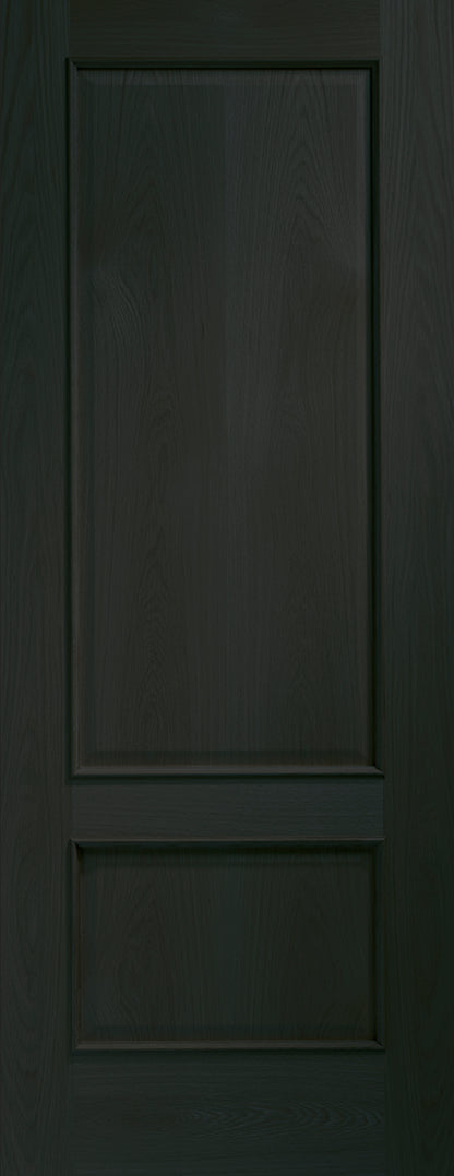 Internal Oak Andria with Raised Mouldings Fire Door Finished in Americano