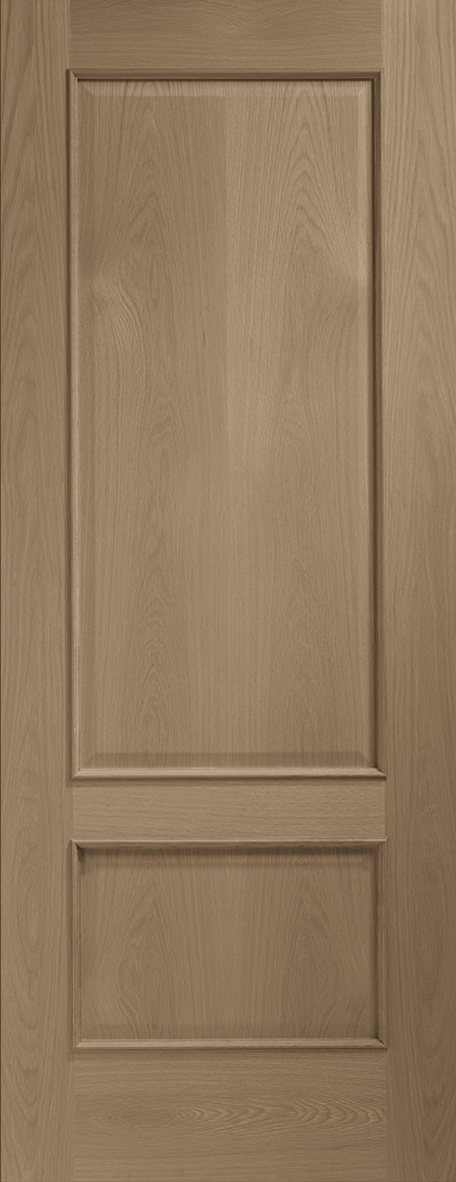 Internal Oak Andria with Raised Mouldings Fire Door Finished in Cappuccino