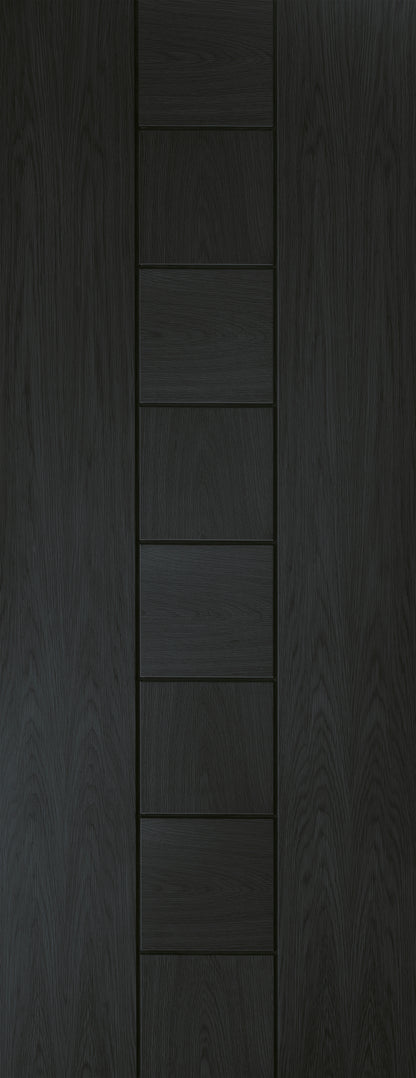 Internal Oak Messina Fire Door Stained in Americano