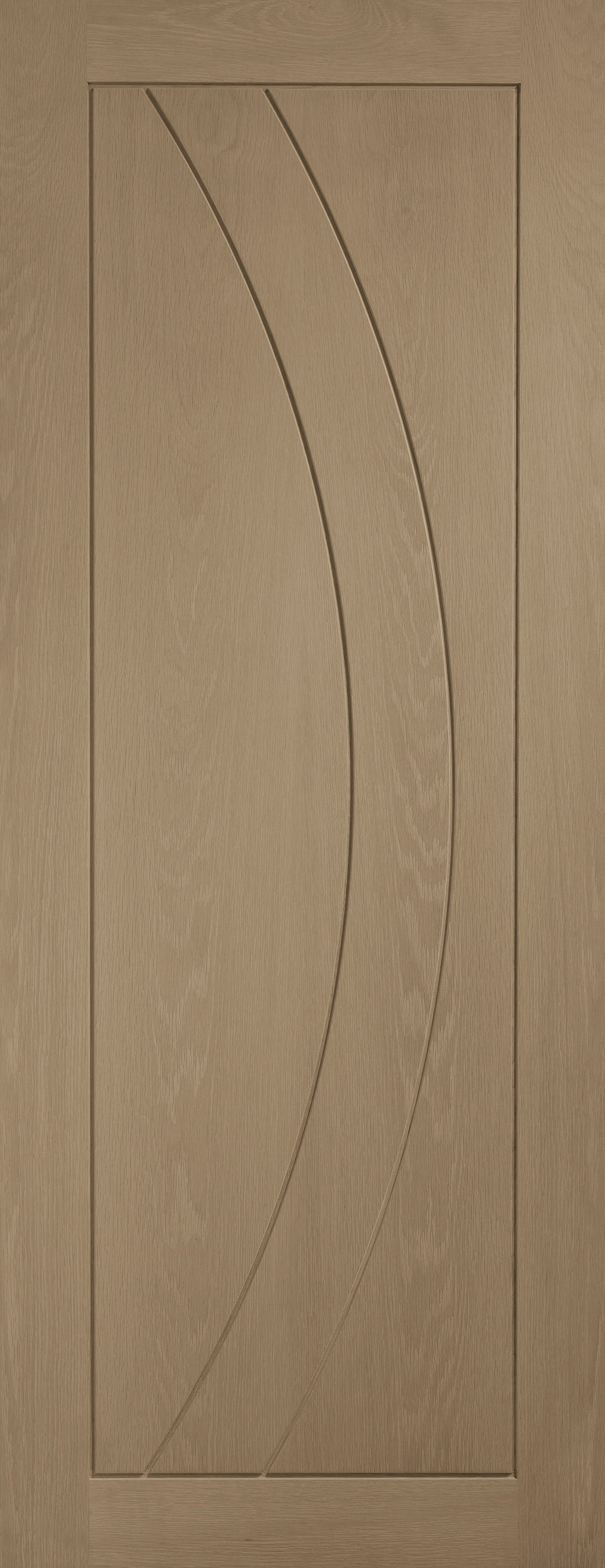 Internal Oak Salerno Fire Door Stained in Cappuccino