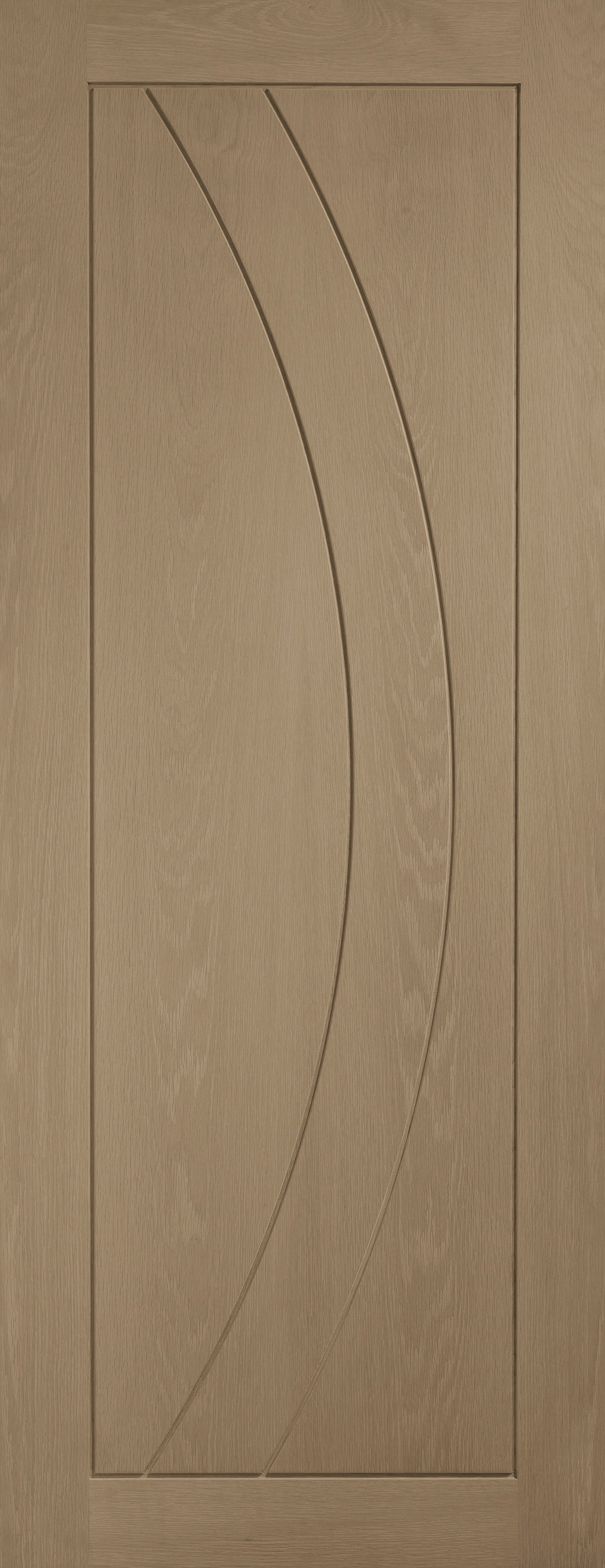 Internal Oak Salerno Fire Door Stained in Cappuccino