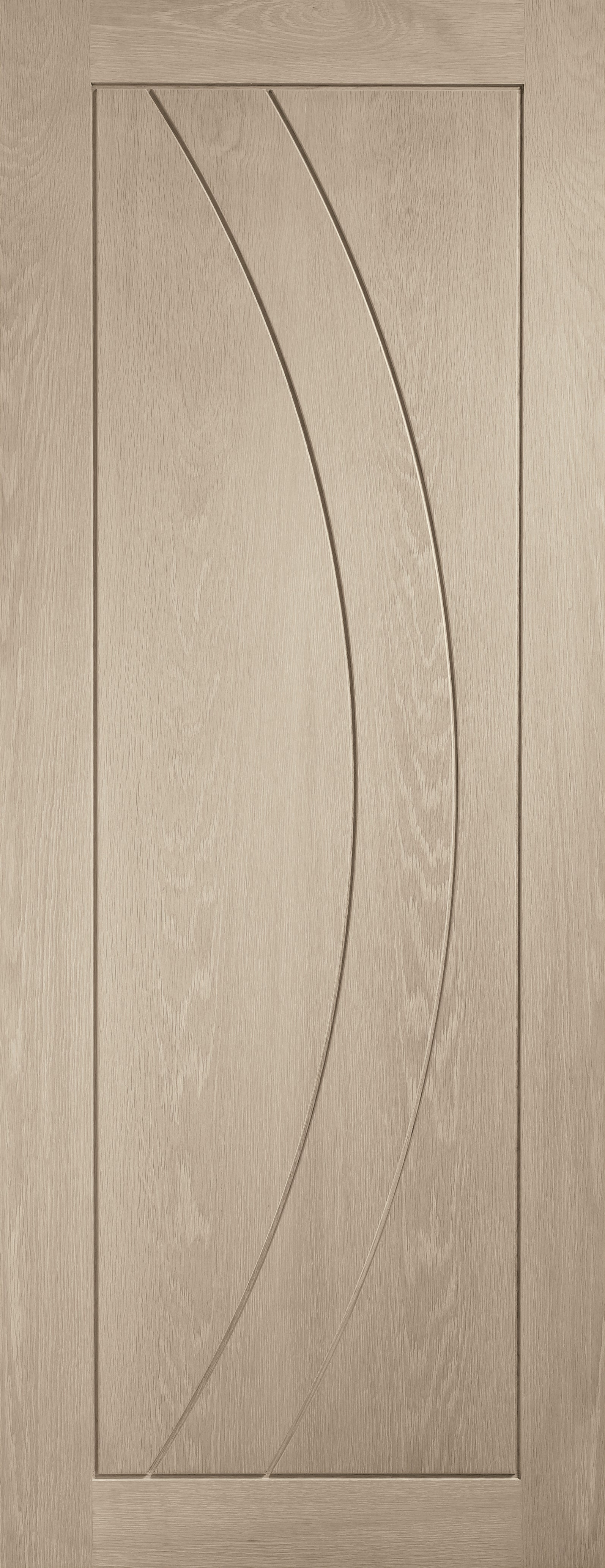 Internal Oak Salerno Fire Door Stained in Crema