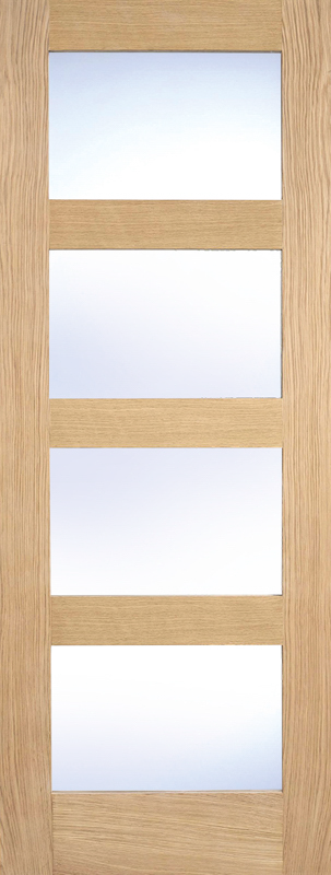 Oak Shaker 4L Clear Glz  Prefinished