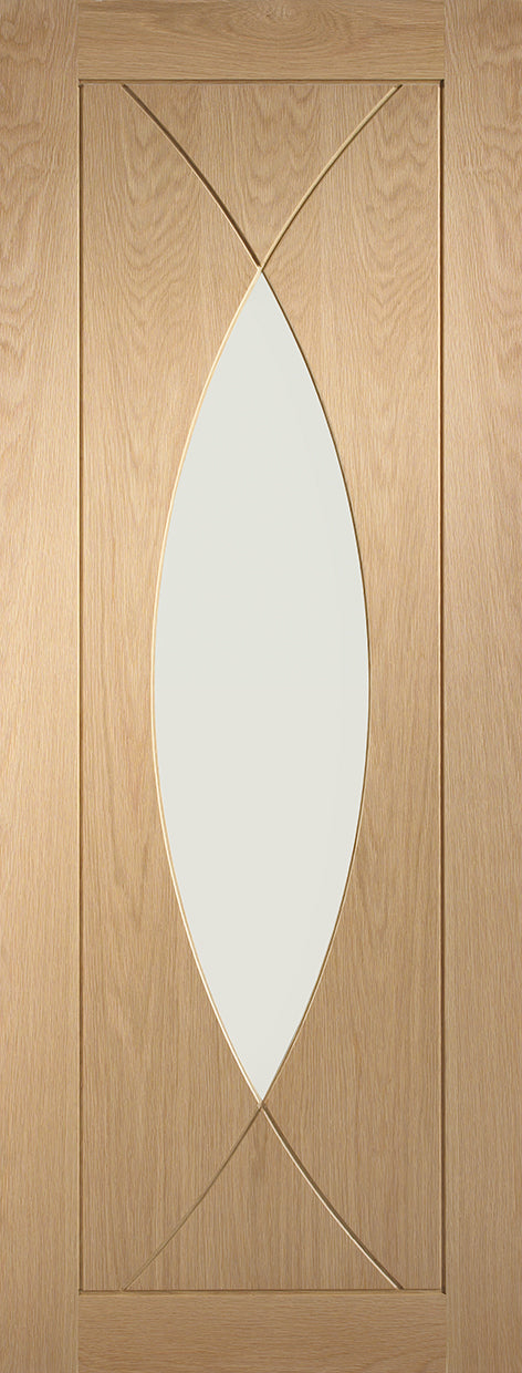 Internal Oak Pre-Finished Pesaro with Clear Glass