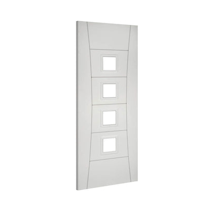 Pamplona White Primed Glazed Interior Door
