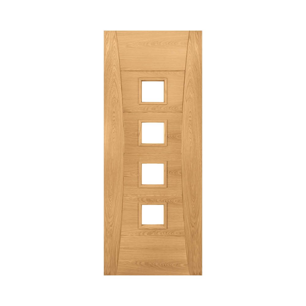 Pamplona Prefinished Oak Glazed Interior Door
