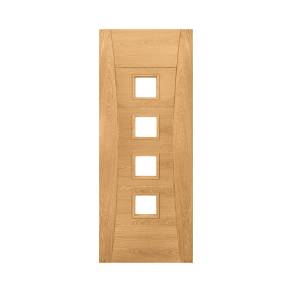Pamplona Prefinished Oak Glazed Interior Door