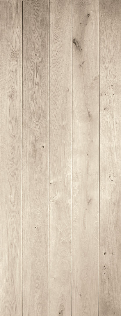 Rustic Oak Ledged Door stained in Blanco
