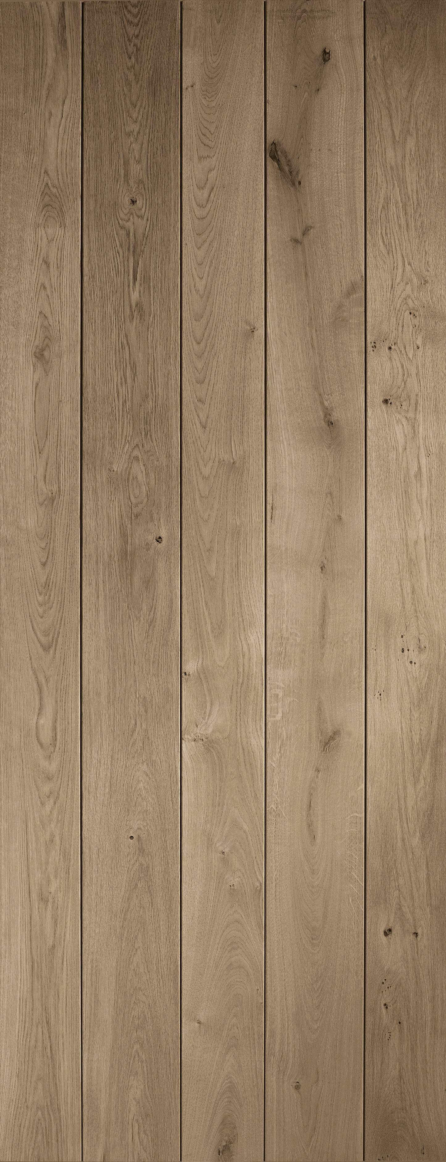 Rustic Oak Ledged Door stained in Cappucino