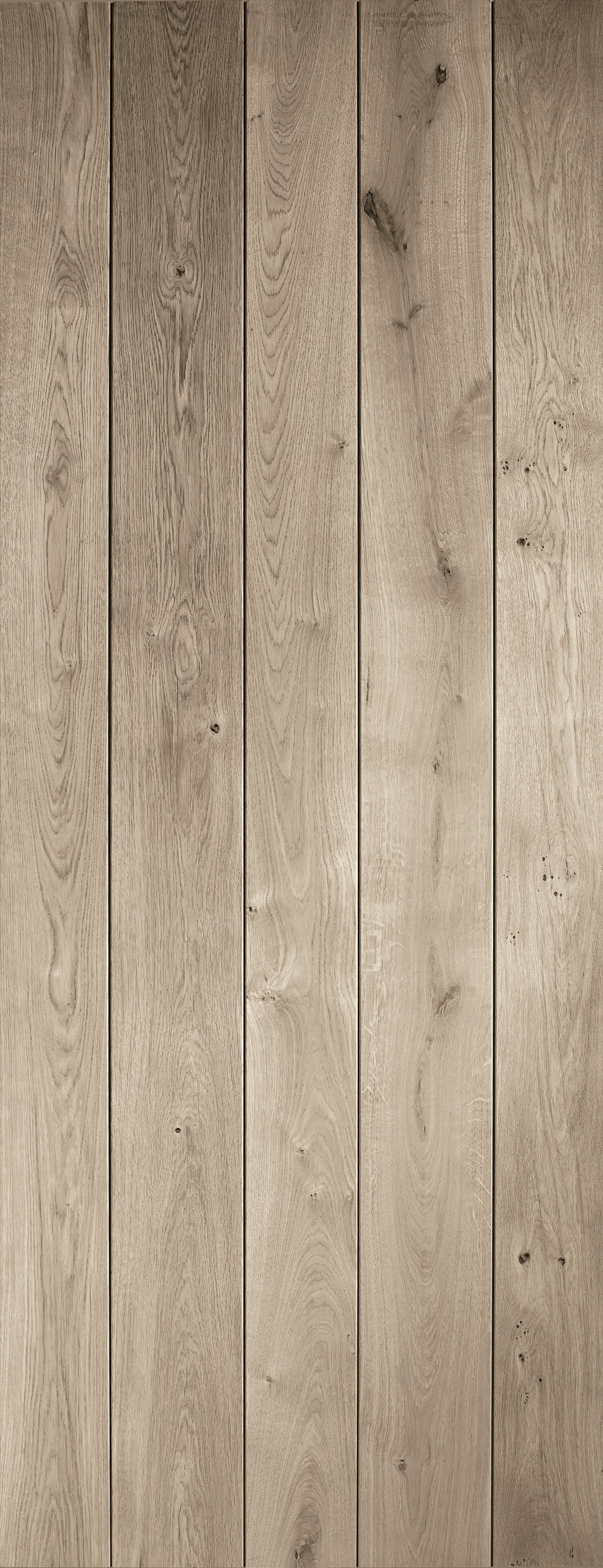 Rustic Oak Ledged Door stained in Crema