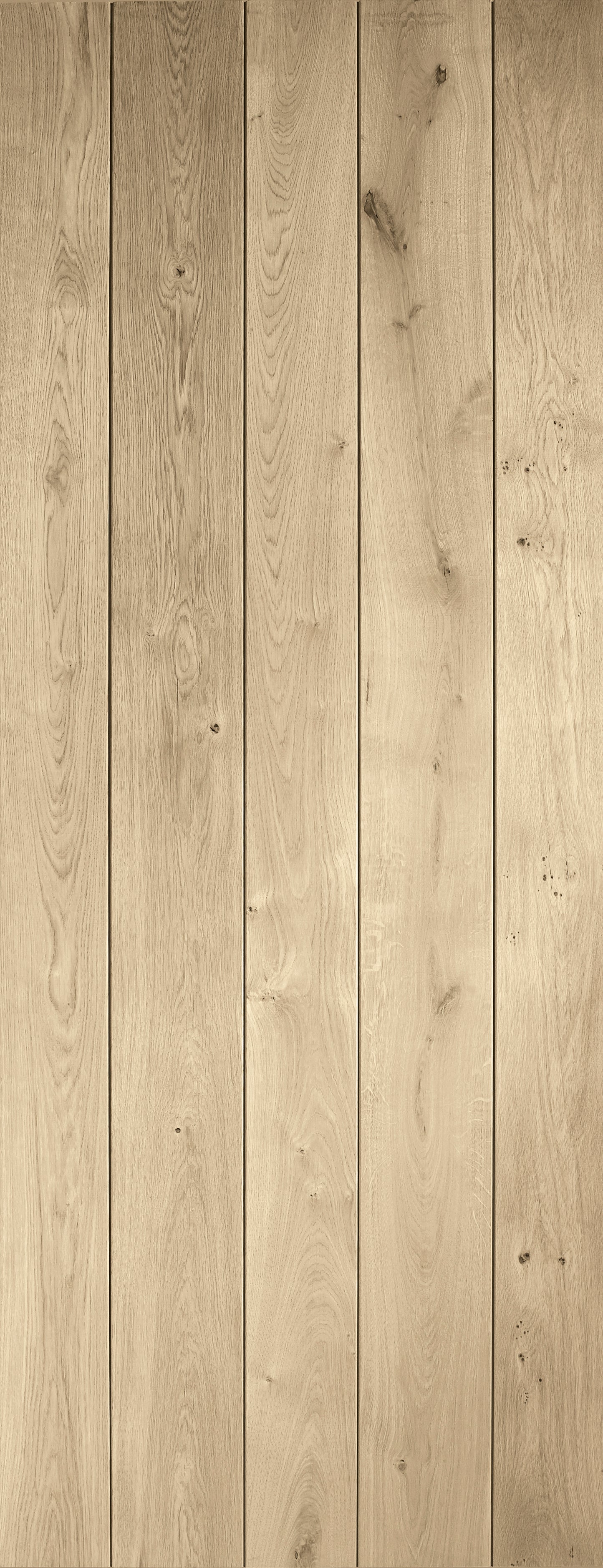 Rustic Oak Ledged Door stained in Latte
