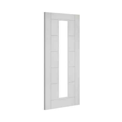 Seville White Primed 1L Glazed Interior Door